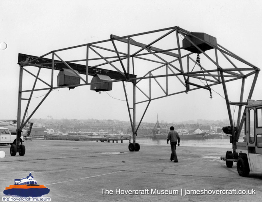 SRN6 with Westland -  (credit: The Hovercraft Museum Trust).